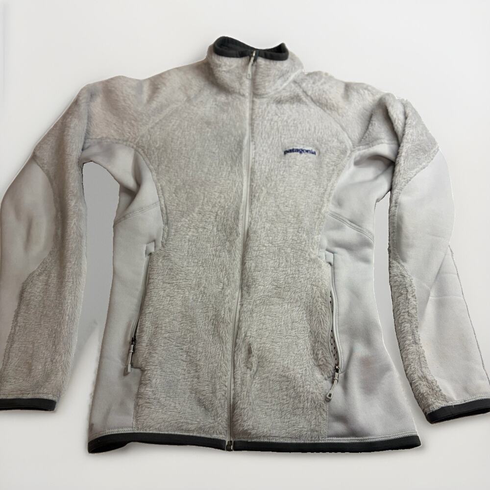 Patagonia R2 Fleece Jacket Women’s Small Polartec Thermal Pro Full Zip Gray